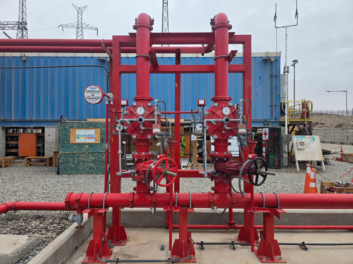 Construcción de sistema de protección contra incendio en subestaciones eléctricas